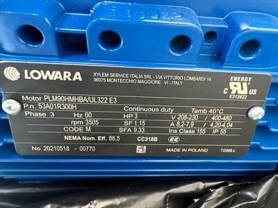 Bomba multietapa Xylem Goulds Water Technology 5HM07N22T6PBQE e-HM, ¡Nueva! Foto 1 de 4