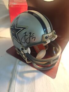 1995 NFL Riddell Mini Team Football Helmet -  Dallas Cowboys   Jason Garrett