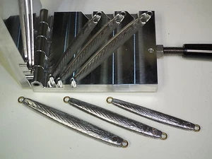 Salzwasser Zigarre Elritze Form 2,3,4oz CNC Aluminium - Bild 1 von 7