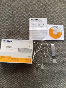 WIRELESS ADAPTER, NETGEAR WG111v2 54Mbps USB 2.0 - Picture 1 of 5