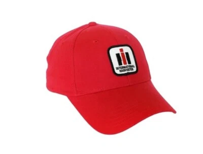 Sombrero para hombre International Harvester IH Logo, rojo liso Foto 1 de 4