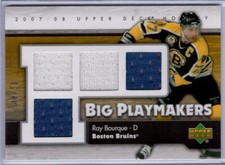 2007-08 Upper Deck Big Playmakers #BPRB Ray Bourque 48/50 *S393