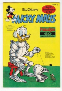 Mickey Mouse 1968 Nº 2 Cuaderno Original Antiguo ¡En Buen Estado! - Imagen 1 de 5