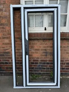 Brand New Anthracite Grey Upvc Door With Side 1185 X 2060 mm Inward opening £599 - Picture 1 of 1