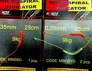 Hends Microspiral  Indicators for Euro,French & Czech Nymph Fishing, 