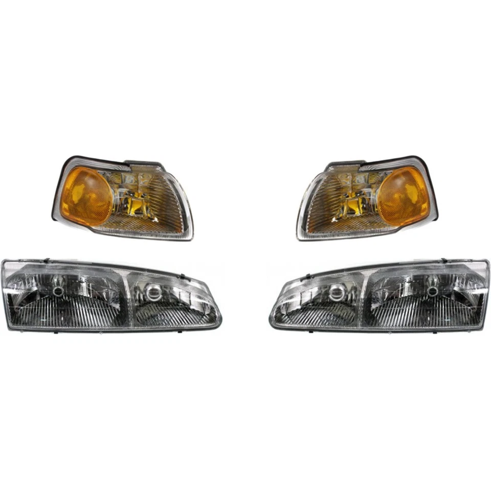 Kit de luces de esquina de faros para Ford Thunderbird Cougar 1996-1997 izquierda y derecha Foto 1 de 4
