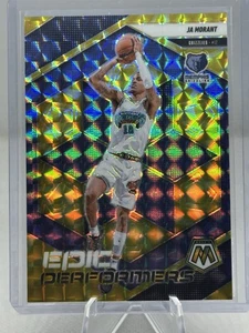 2023-24 Mosaic Ja Morant Epic Performers #5 Yellow Reactive Prizm /99 SP - Picture 1 of 10