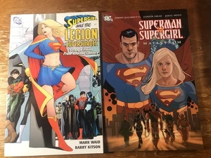 Supergirl DC Comics 2 Graphic Novel TPB Lot FREE SHIPPING Mark Waid Palmiotti - Picture 1 of 6