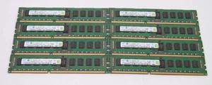 8X Samsung 4GB 2Rx8 PC3L-12800R Server RAM M393B5273DH0 - Picture 1 of 2