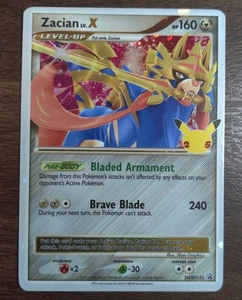 Zacian LV. X SWSH135 SWSH: Sword & Shield Promo Cards Holo MP - Picture 1 of 2