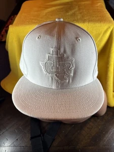Texas Rangers MÜTZE EINFARBIG WEISS NEW ERA 5950 COOPERSTOWN COLLECTION GRÖSSE 7 5/8 - Bild 1 von 5