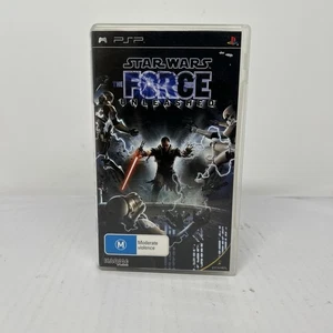 Star Wars The Force Unleashed + Manual - PSP - Tested & Working - Free Postage - Foto 1 di 7