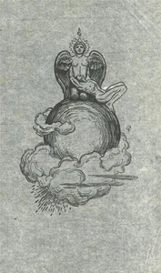 Cecil französischer (1879-1953) antiker Holzschnitt - Bild 1 von 3