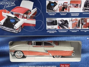 Coche diecast Sun Star Platinum 1956 Mercury MontClair techo rígido escala 1:18 5141 - Imagen 1 de 9