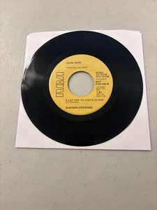 HANK SNOW A LETTER TO SANTA CLAUS 7" VINYL PROMO 45 RPM 1974 RCA VICTOR RARE VG+ - Picture 1 of 2
