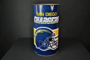 Vintage San Diego Chargers Metall Mülleimer Eimer Papierkorb 1994 15725KS - Bild 1 von 5