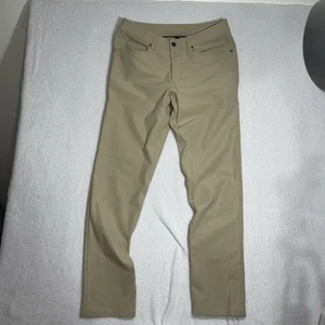 Lululemon Pants Men 30x30 Beige ABC Classic Fit Performance Warpstreme Chino - Picture 1 of 13