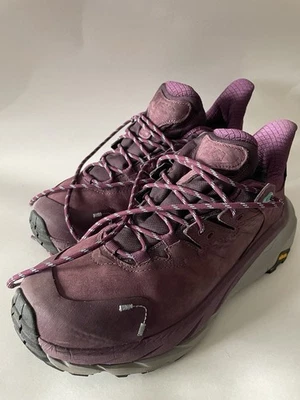 Tênis Hoka One One Anacapa Low GTX Feminino Tamanho 11B Roxo Gore Tex Vibram Caminhada - Imagem 1 de 4