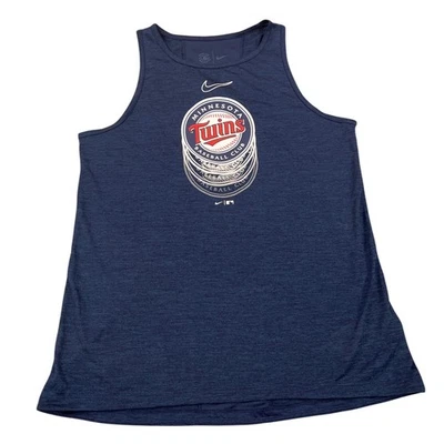 Camiseta sin mangas Nike Minnesota Twins MLB Club de béisbol Dri-Fit mediana Foto 1 de 4