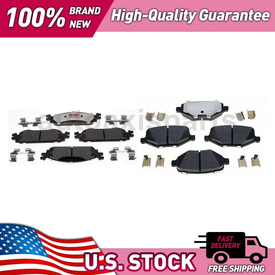 2 Front Rear Raybestos Brakes Disc Brake Pad Set Fits 2009-2010 Lincoln MKS - Imagem 1 de 4