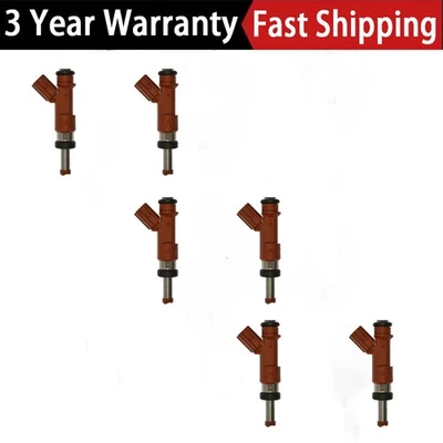 Juego de 6 inyectores de combustible para Lexus ES350 2007-2012 Toyota Avalon 2005-2012 3,5 L V6 Foto 1 de 4