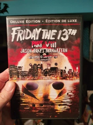 Friday The 13th Part VIII Jason Takes Manhattan Dvd (1989) Deluxe Edition  - Image 1 of 3