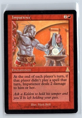 Impatience Urza's Destiny Rare – MTG Magic the Gathering Card - Image 1 of 4