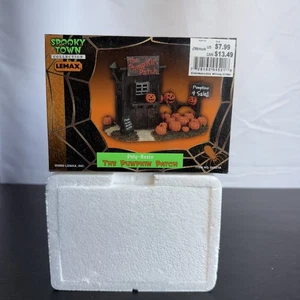 Vintage Lemax 2000 Halloween Spooky Town La Zucca Patch Figura Ritirato In Scatola - Foto 1 di 11