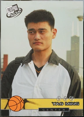 Pase de prensa de baloncesto 2002 Yao Ming #18 Foto 1 de 2