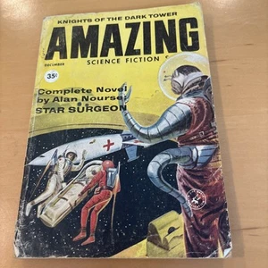 AMAZING SCIENCE FICTION DECEMBER 1959 PULP MAGAZINE ZIFF-DAVIS PUBLICATIONS - Picture 1 of 5