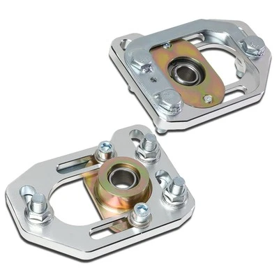 Ajuste 79-89 Ford Mustang delantero ajustable +/-3.0 inclinación +/-2.0 kit de placas giratorias Foto 1 de 4