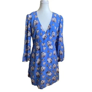 Sunday Best Blue Floral Mini Dress - Picture 1 of 12