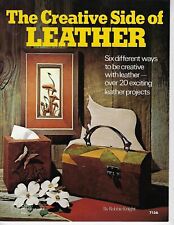 The Creative Side of Leather Vintage Craft Projects Book Patterns