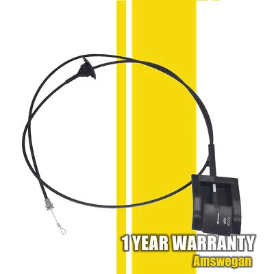 Fits Ford F150 F250 F350 Bronco 1987-1991 E7TZ16916A Hood Release Cable - Image 1 of 4