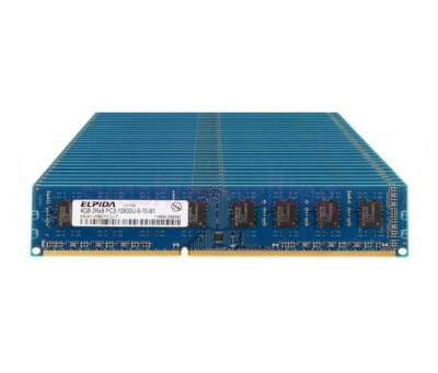 Elpida DDR3 RAM 40G 10X 4GB PC3-10600 1333Mhz 240Pin DIMM Desktop Memory PC10600 - Image 1 of 4