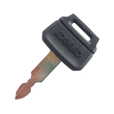 Kobelco Excavator and Heavy Equipment Key with OEM Logo K250 fits Case Kawasaki - Image 1 of 4