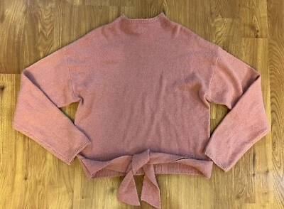 Женский свитер Nordstrom Rack WAYF средний размер румяна галстук спереди - Изображение 1 из 4