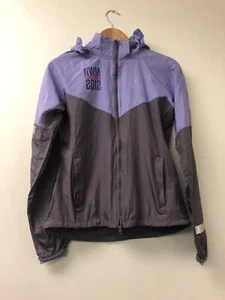 NWM Nike Running Reflective Full Zip Hooded Jacket Womens Size Medium Purple - Picture 1 of 5