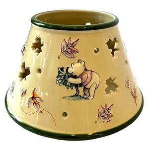 Walt Disney Winnie Puuh & Freunde Keramik KERZENGLAS LAMPENSCHIRM Topper - Bild 1 von 15
