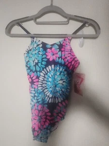 Kanu Surf Girls Beach Sport 1-Piece Swimsuit, Daisy Navy Size 14 - Picture 1 of 3