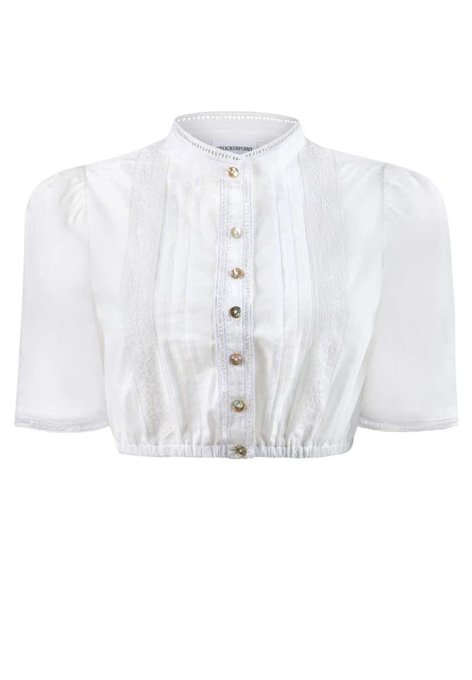 B-Ware / 2. Wahl - Damen Dirndlbluse B-7086 weiß Stockerpoint - Bild 1 von 1