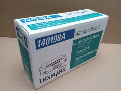 Cartucho de tóner negro Lexmark 140198A serie HP Canon Laserjet 5m 5n 4 NUEVO Foto 1 de 4