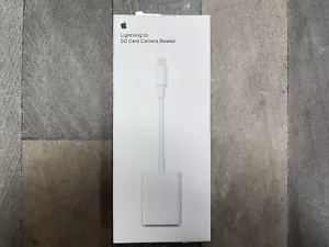 Official Apple A1595 Lightning To SD Card Camera Reader For iPhone iPad Pro Air - Photo 1/2