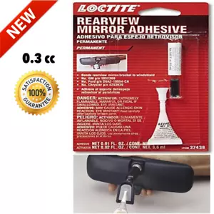 Rearview Mirror Permanent Bond Adhesive Glue For Metal Button Windshield Mount - Picture 1 of 4