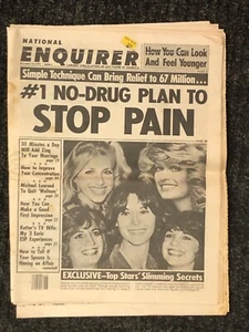 National Enquirer Magazin 14. November 1978 Stop Pain, Slimming Secrets Of The Stars - Bild 1 von 1