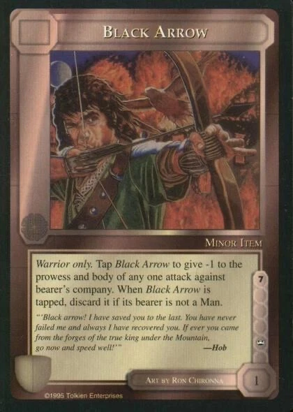 CCG 314 Mittelerde/Middle Earth ICE Black Arrow Promo - Bild 1 von 1