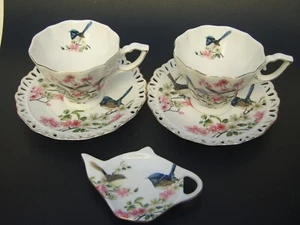 Juego de taza/platillo australiano Fine Bone China de The Australian Bird Collection - Imagen 1 de 10