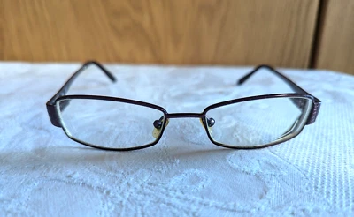 Guess  Full Rim Glasses Spectacles Frames purple mock croc NO LENSES used - Image 1 of 4