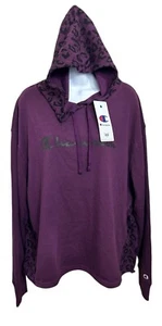 Champion Damas Sudadera con Capucha Ciruela Talla XXL Estampado Animal Pullover Polar Sudadera NUEVO - Imagen 1 de 12