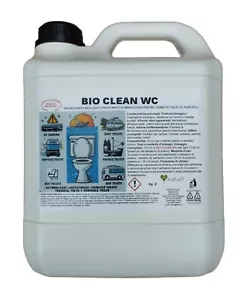 BIO CLEAN WC Disgregante Biologico Profumato per WC Chimici e Toilette Portatili - Foto 1 di 5